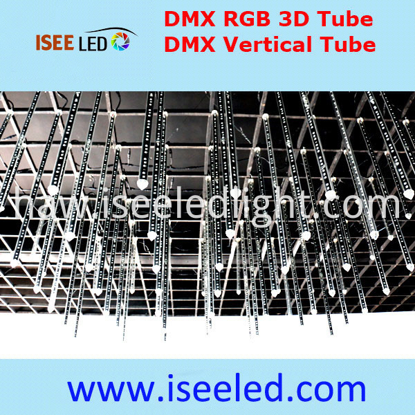 RGB DMX512 LED 3D Tube